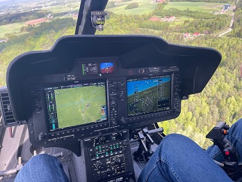 HeliMax instaluje autopilota HeliSAS do śmigłowca Bell 505